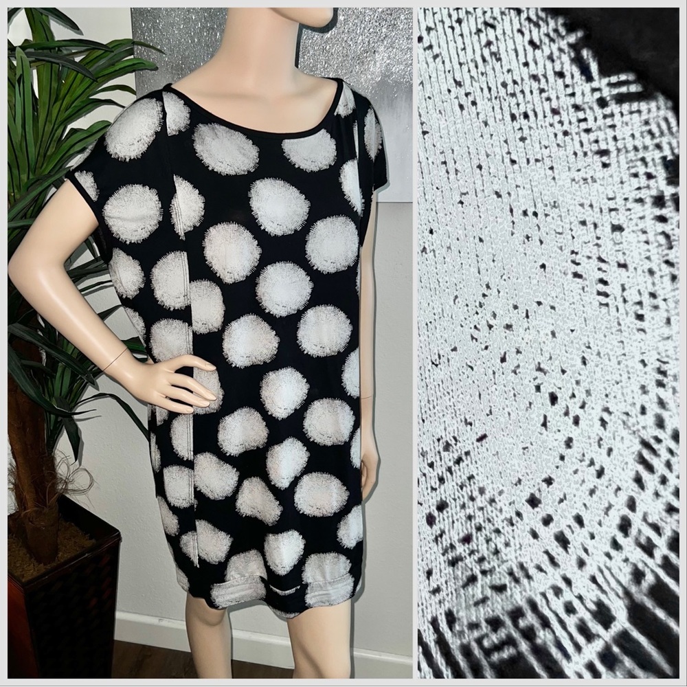 Matti Mamane Black & White Tunic Style Dress